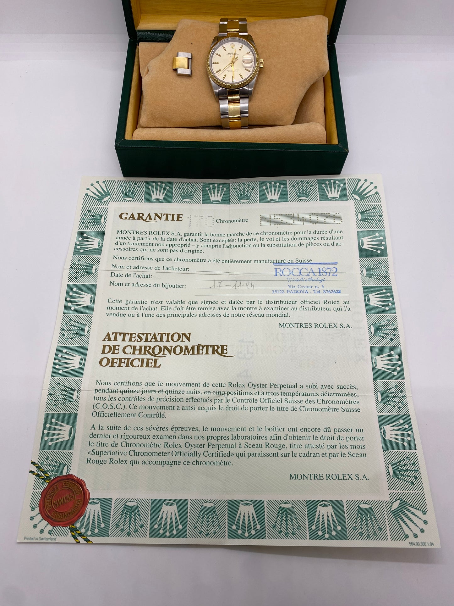 Rolex Oyster Date 15223