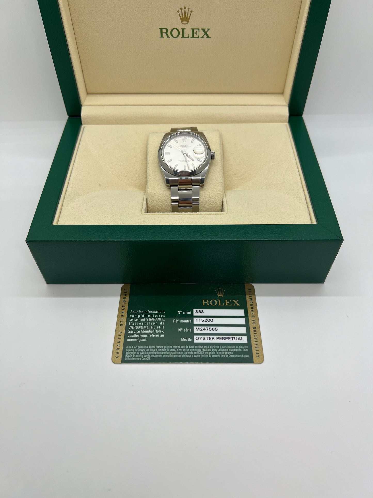 Rolex Oyster Date 115200