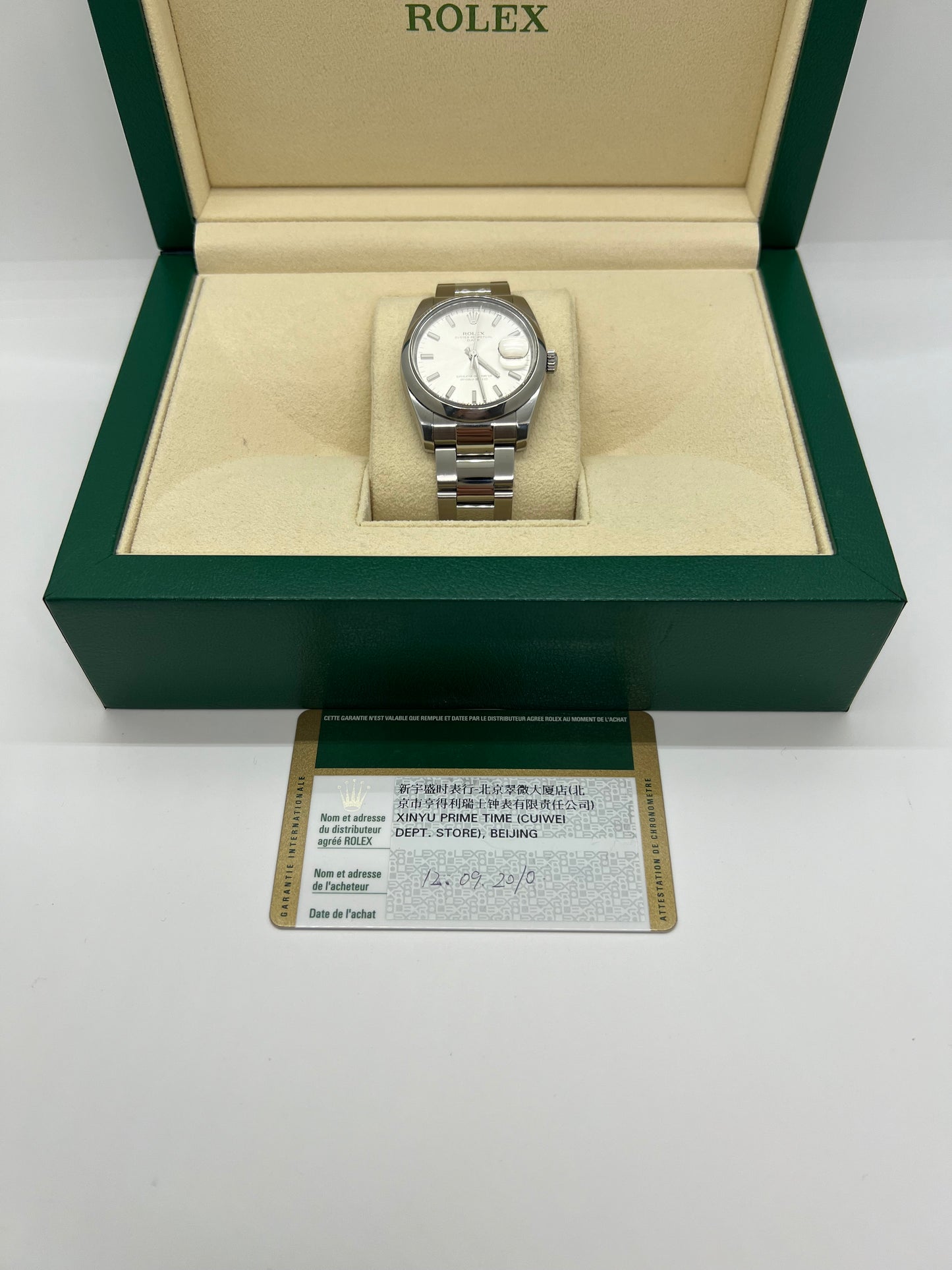 Rolex Oyster Date 115200