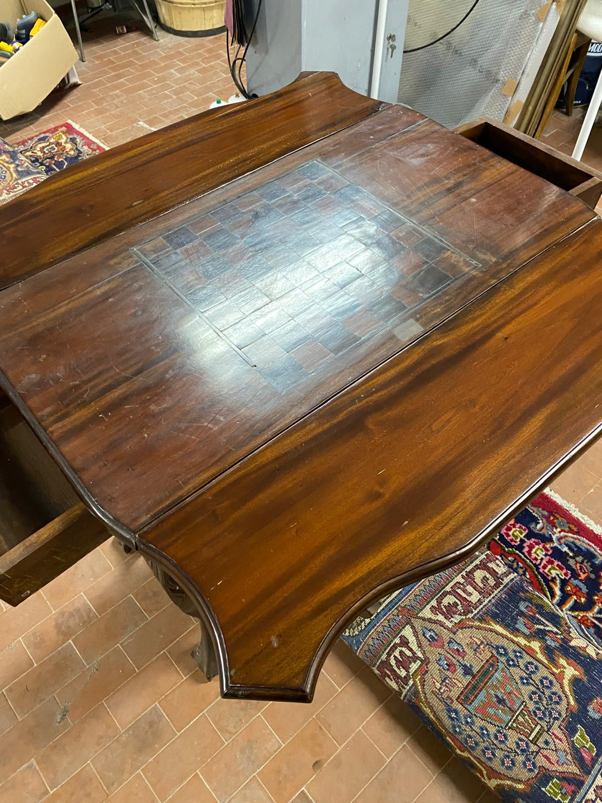 Table with chessboard