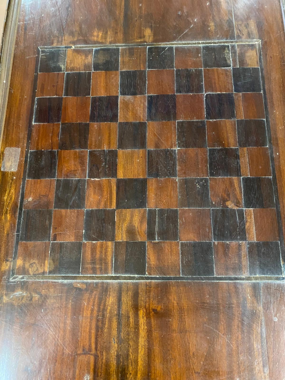 Table with chessboard