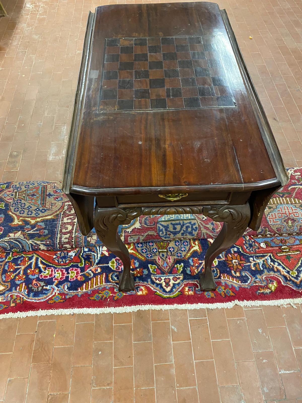 Table with chessboard