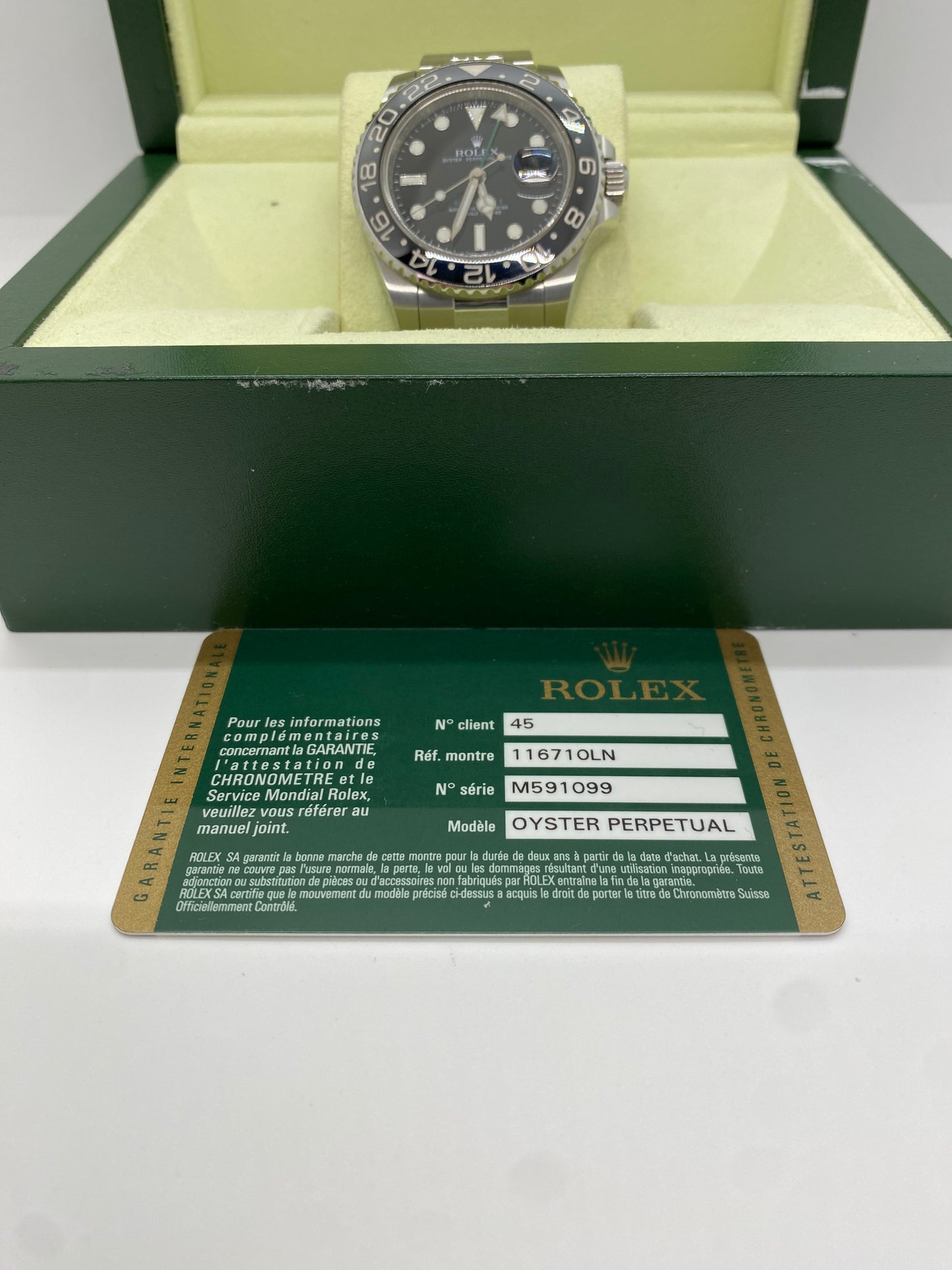 Rolex GMT Master II 116710LN