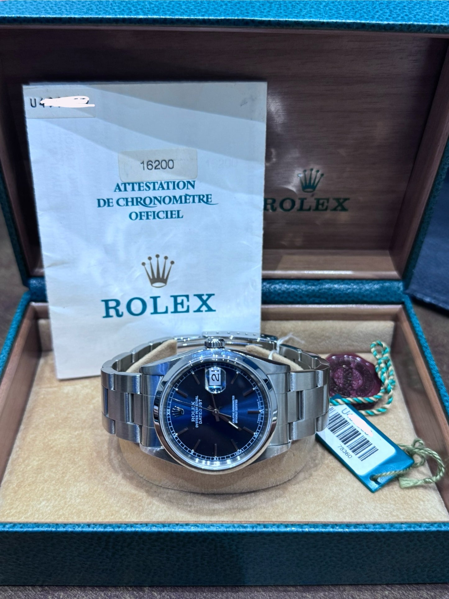 Rolex Datejust 16200