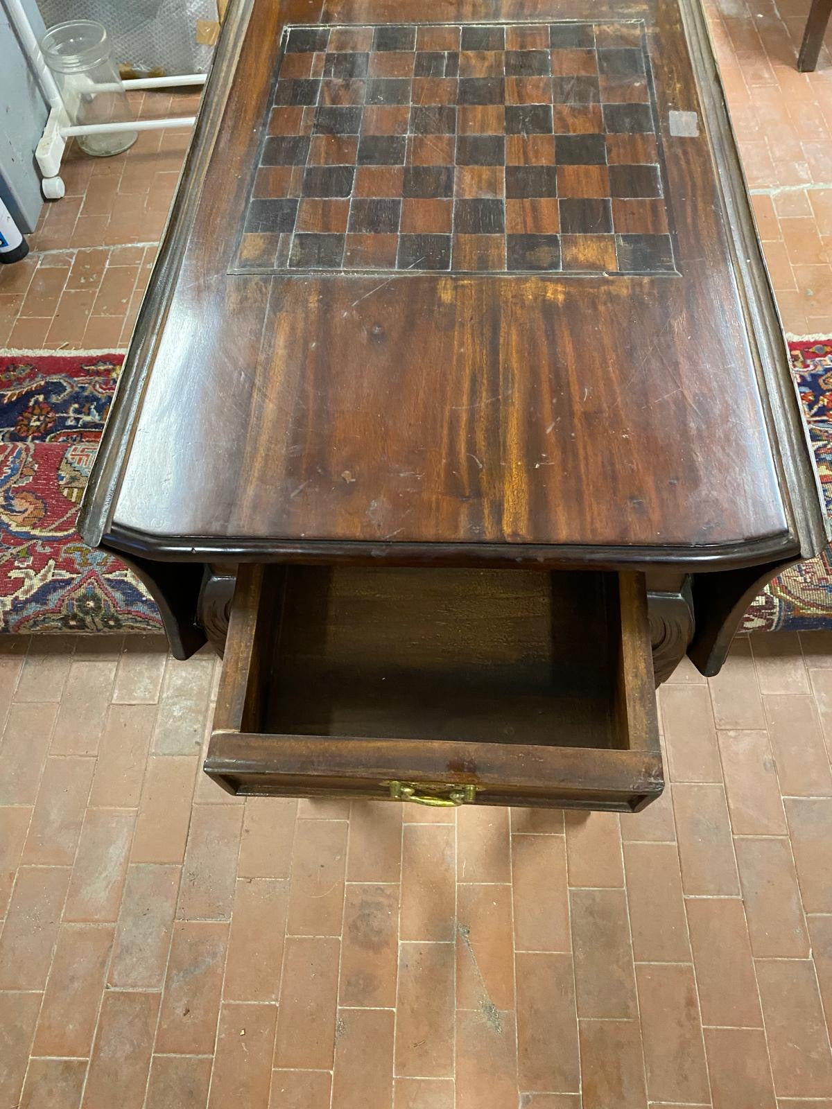 Table with chessboard