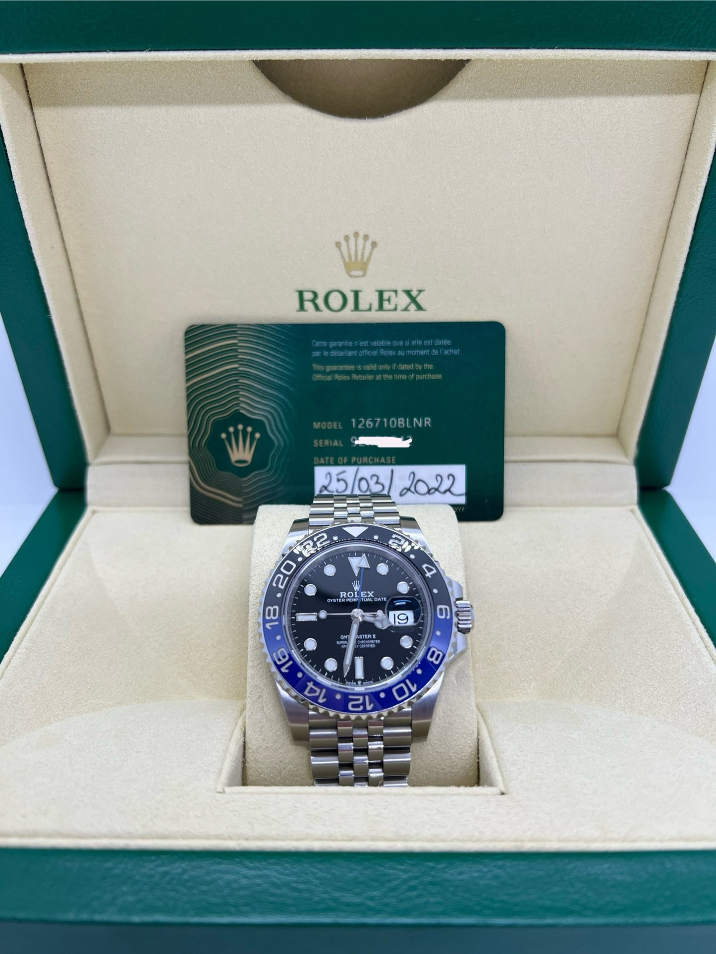 Rolex GMT-Master II 126710BLNR