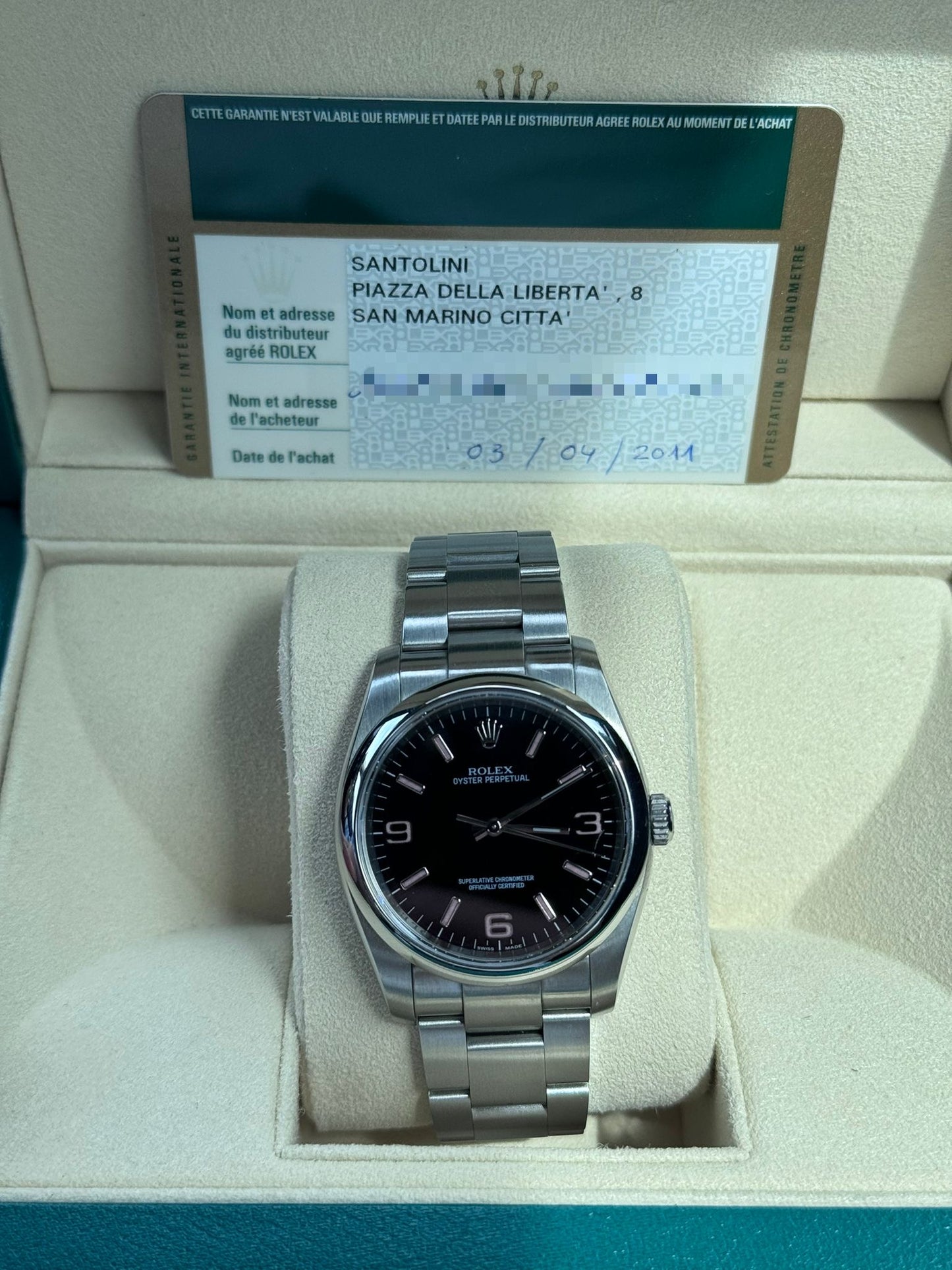 Rolex Oyster Perpetual 116000