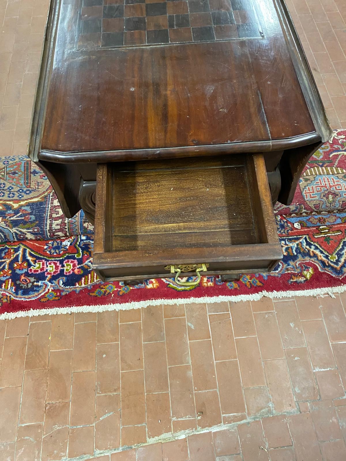 Table with chessboard