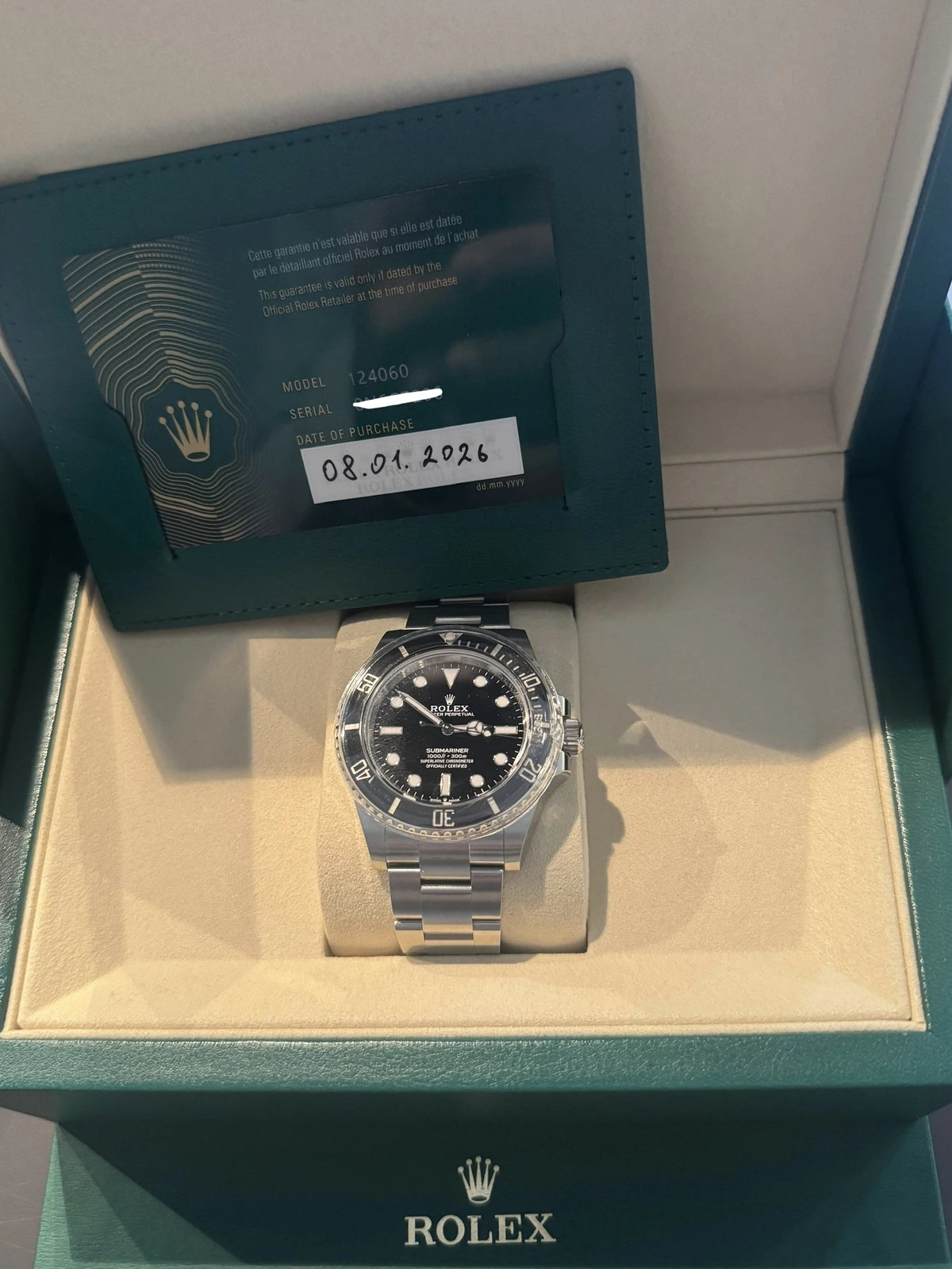 Rolex Submariner no date 124060