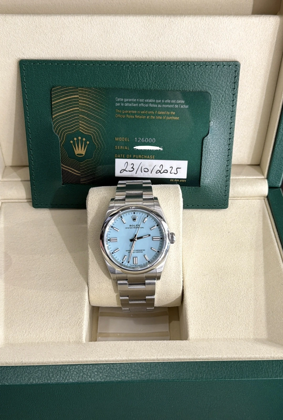 Rolex Oyster perpetual 126000
