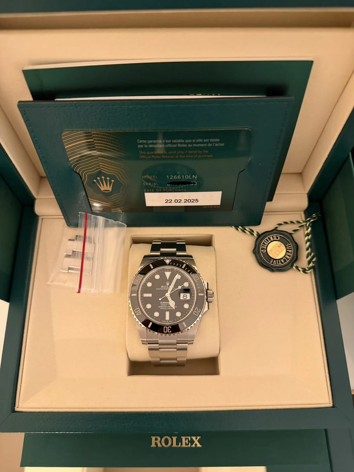Rolex Yacht master rhodium 126622
