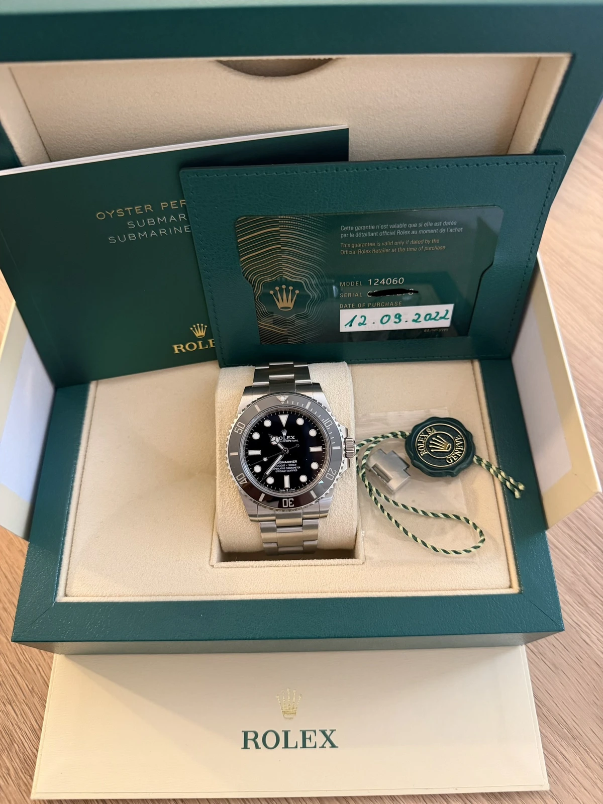Rolex Submariner no date 124060