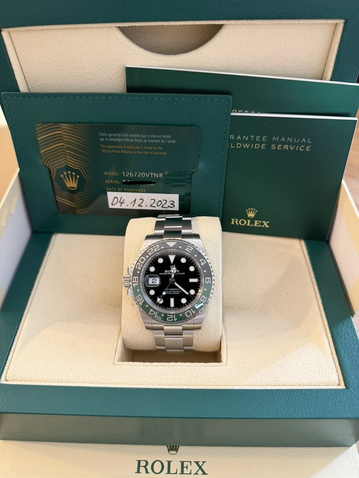Rolex Gmt master II sprite 126720VTNR