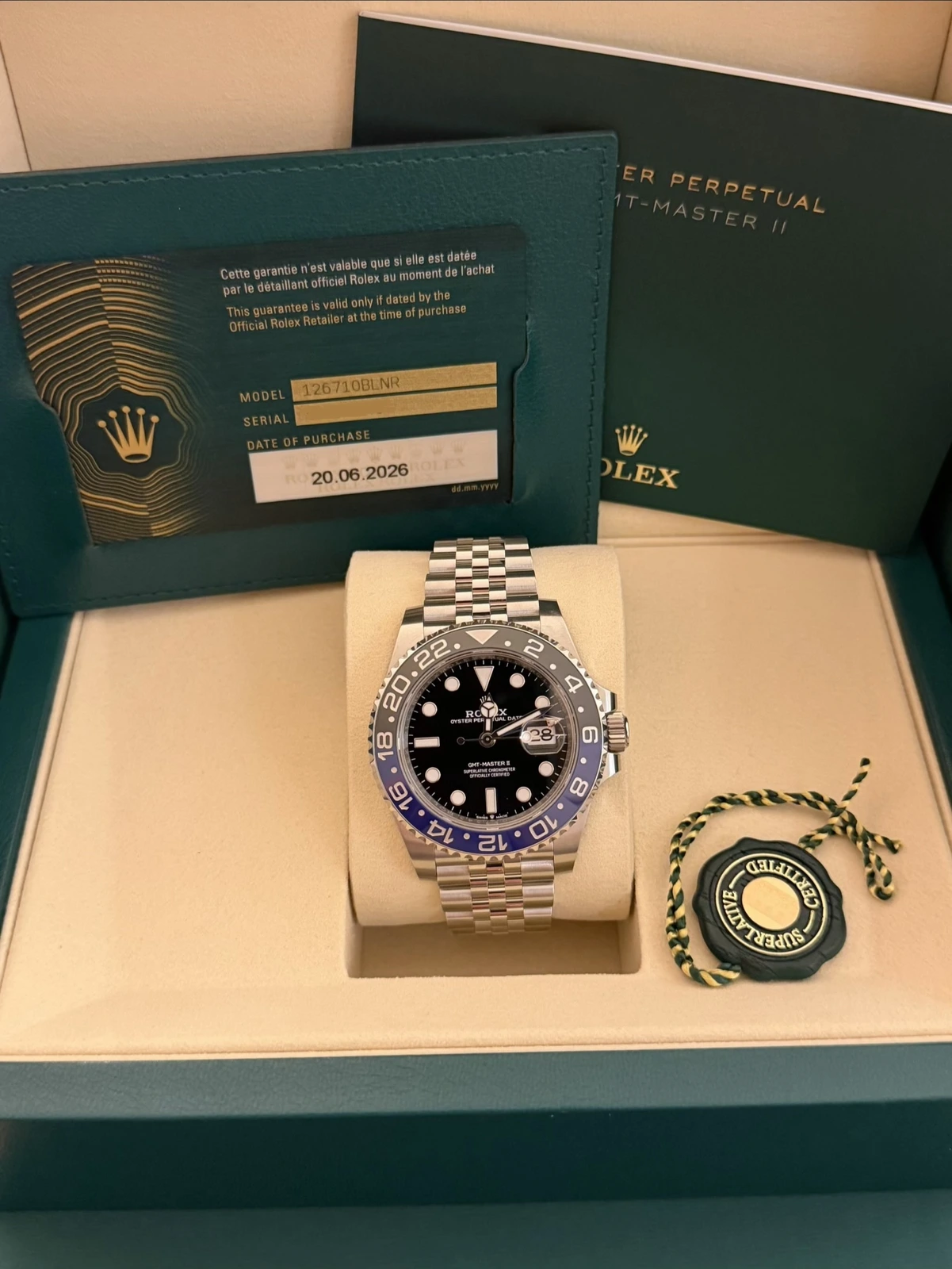 Rolex Gmt Master Batgirl